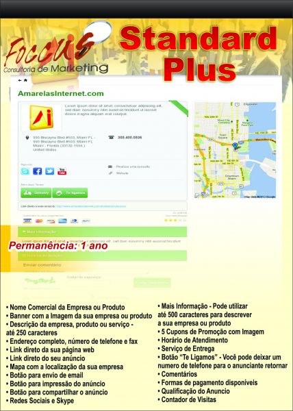 Anúncio Standard Plus em até 3x no cartão